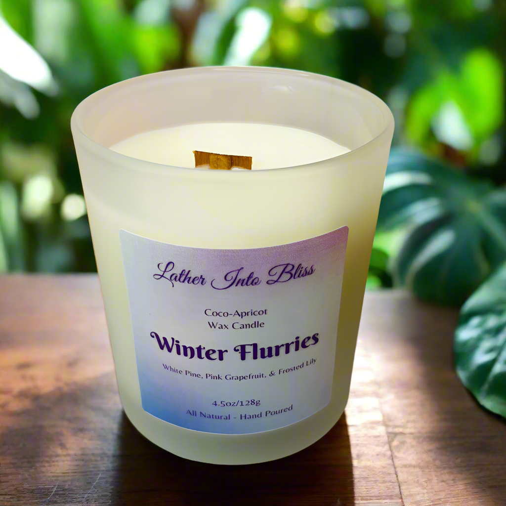 Winter Flurries Hand Poured Candle