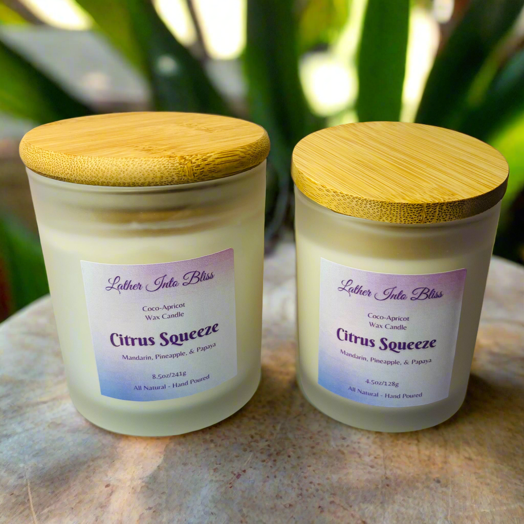 Citrus Squeeze Hand Poured Candle