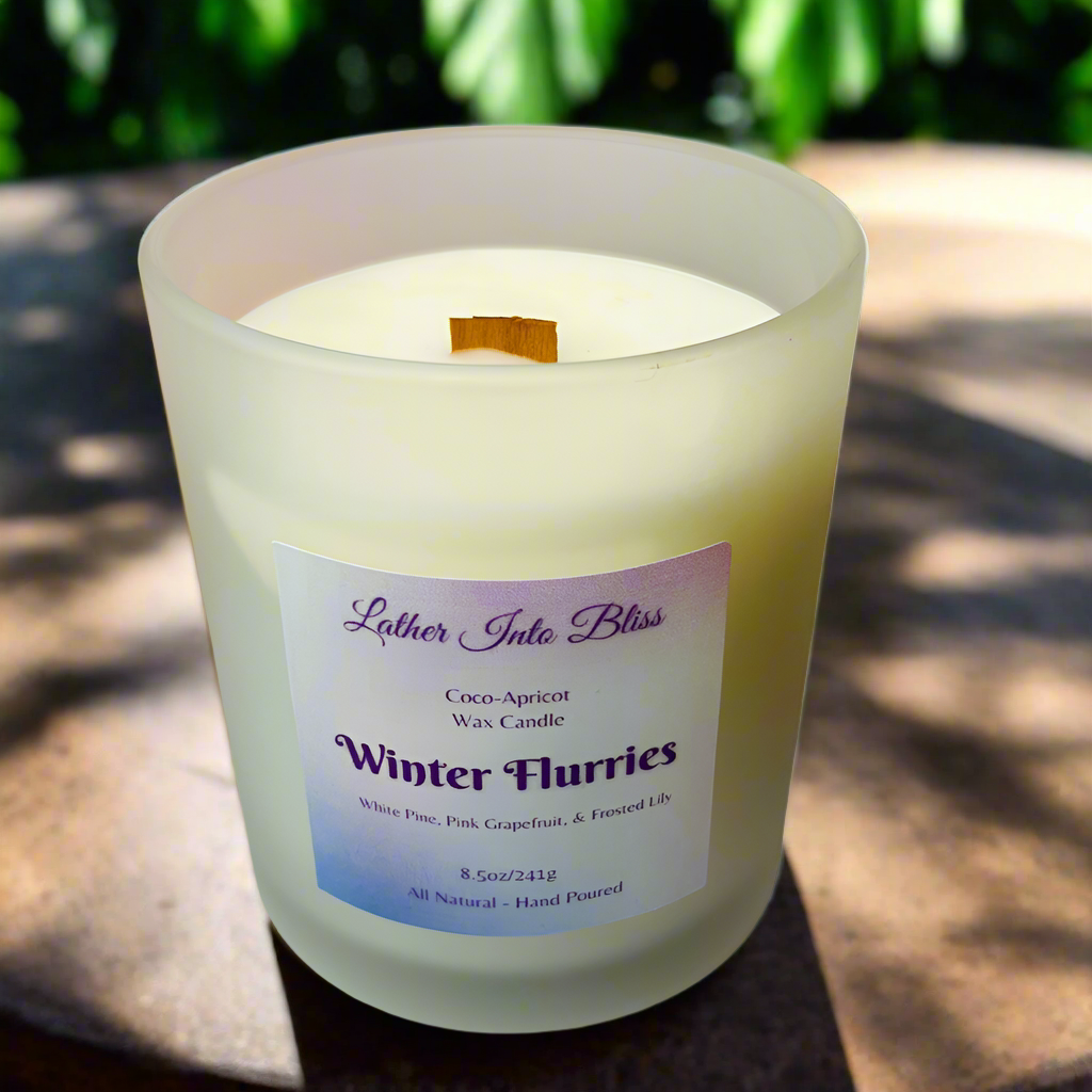Winter Flurries Hand Poured Candle