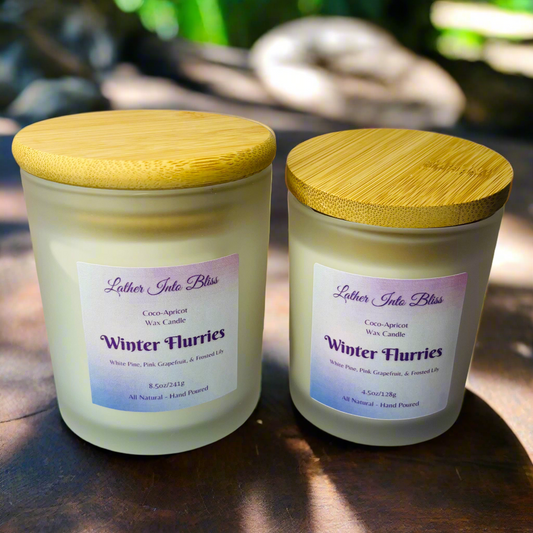 Winter Flurries Hand Poured Candle