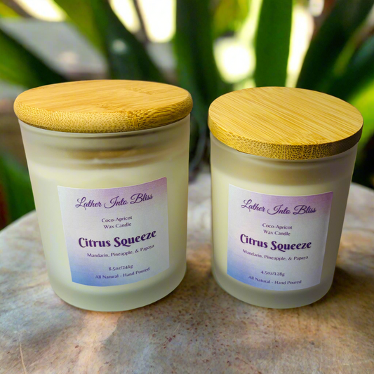 Citrus Squeeze Hand Poured Candle