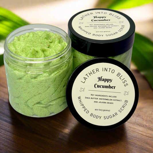 Happy Cucumber Whipped Sugar Scrub